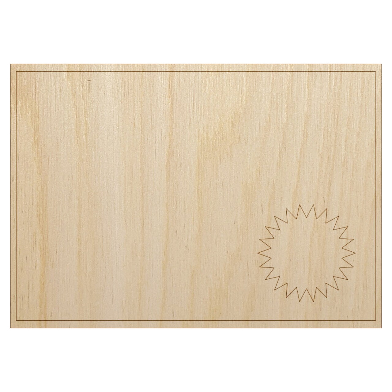 Certificate of Achievement Diploma Unfinished Wood Shape Piece Cutout for DIY Craft Projects